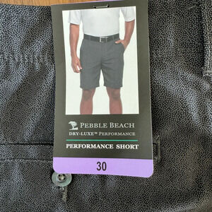Pebble Beach Dry Luxe Performance Golf Shorts Size 30